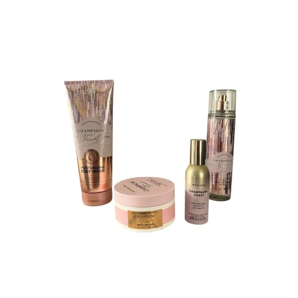 Bath and Body Works Champagne Toast 4Piece Set